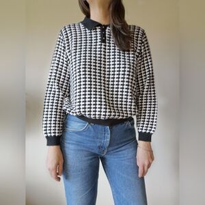 80s Graphic Print Sweater